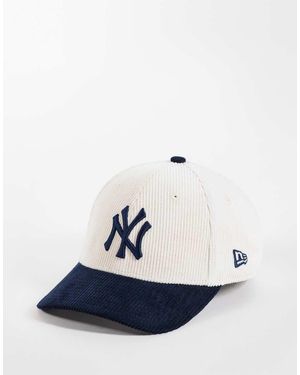 KTZ Ny Yankees 9Forty Logo Pet Met Contrasterende Klep - Blauw