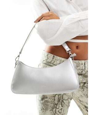 PASQ Borsa Da Spalla Allungata Con Tracolla Rimovibile - Bianco