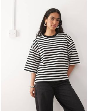 Noisy May Boxy Tee - White