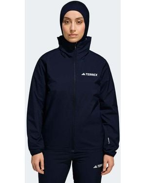 adidas Multi Essentials 2L Rain Jacket - Blue