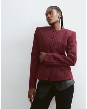 ARRANGE Strukturierter blazer mit schulterpolstern - Rot