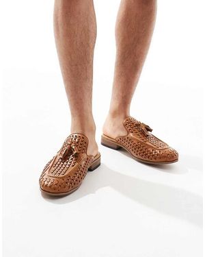 ASOS Geweven Muiltjes-Loafers - Wit