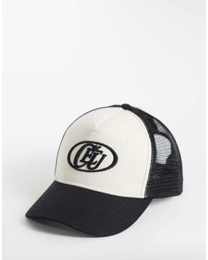 ASOS Trucker Cap With Embroidery - Black