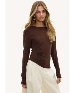 Loavies The Sweet Escape Long Sleeve Top - Brown