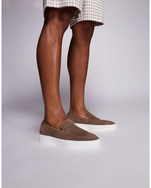 Steve Madden – leyton – halbschuhe aus wildleder - Braun