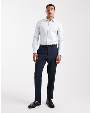 ASOS Skinny Poplin Overhemd - Blauw