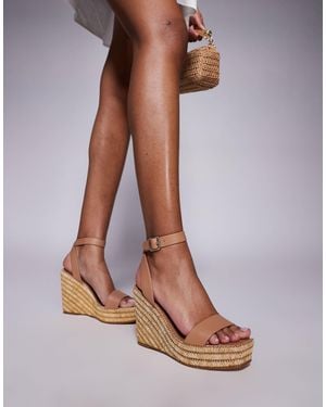 Steve Madden – cassie – leder-sandaletten - Braun