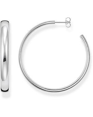 Thomas Sabo – große, klobige creolen - Weiß