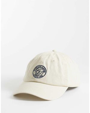 Jack & Jones Cappellino Color Crema Con Logo Ricamato - Bianco
