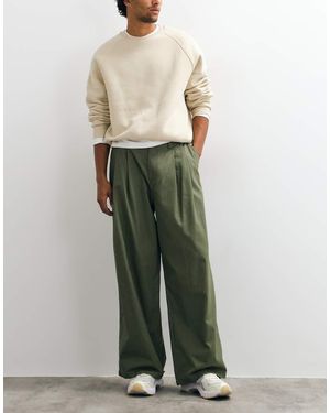 Weekday Pantalones Extragrandes En-Verde