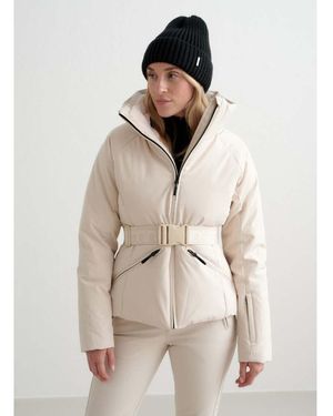 Aim'n Café Au Lait Verbier Jacket - Natural