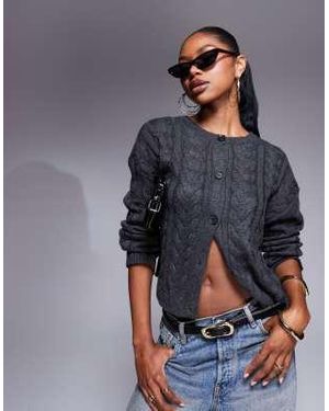 Kaiia – exklusive strickjacke - Grau