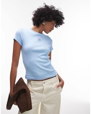 Tommy Hilfiger Tonal Badge T-shirt - Blue