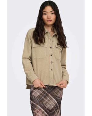 ONLY – hemdjacke - Natur