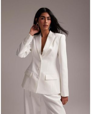 ASOS Blazer Strutturato Stretto - Grigio