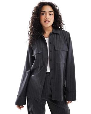 ASOS Tailored Brushed Shirt - Black