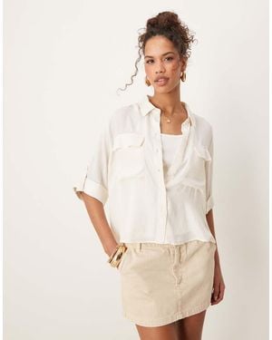Aware Utility Shirt With Pockets - Natural