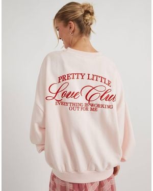 Skinnydip London Pretty Little Love Club Sweatshirt - Pink