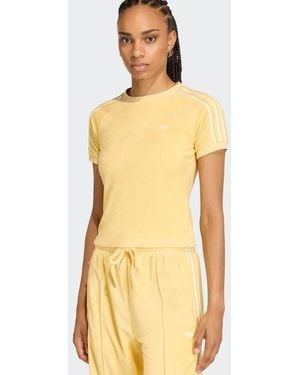 adidas Originals Terry Towel Cali Tee - Yellow