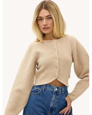 Loavies Constant Thoughts Cardigan With Buttons - Blue