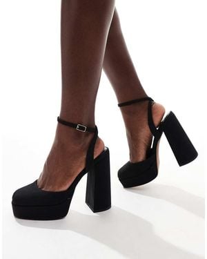 ASOS Pressure Platform High Heeled Shoes - Red