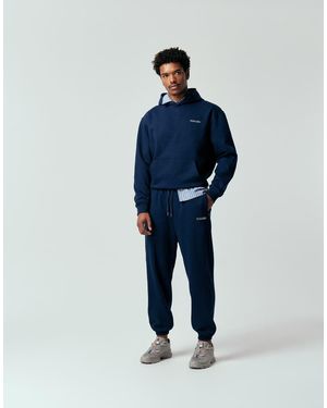 ASOS Ruimvallende Joggingbroek Met Print - Blauw