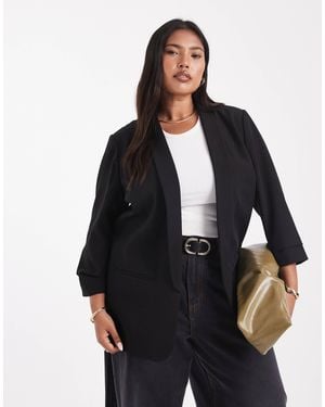 ONLY 3/4 Sleeve Blazer - Black