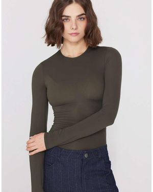 Tezenis Long-Sleeved Lightweight Microfibre Body - Grey