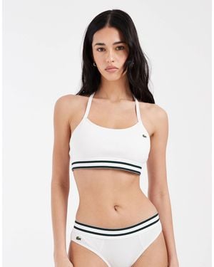 Lacoste Bralette With Racer Back - Blue
