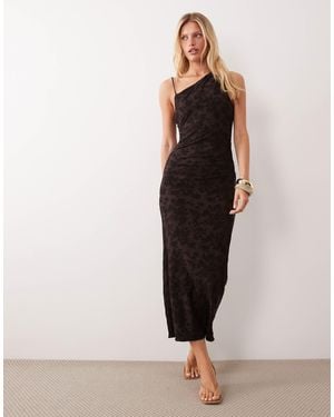Mango Midikleid mit bindeträgern und ohne ärmel - Schwarz