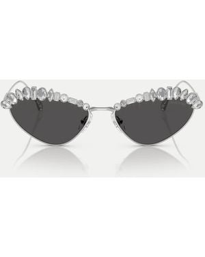 Swarovski Irregular Sunglasses With Lens - Multicolour