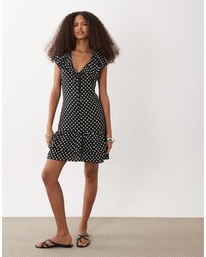 Brave Soul Tea Dress - Black