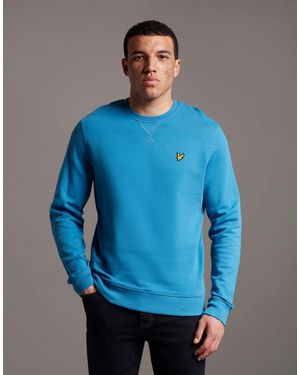 Lyle & Scott Mid Layers Crew Neck Sweatshirt - Blue