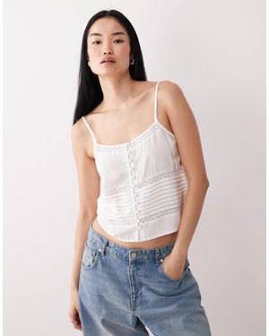 Wednesday's Girl – camisole-oberteil - Weiß