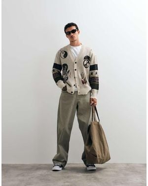 AllSaints Bram Geborduurd Grafisch Logovest - Wit