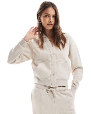 Threadbare Gilet boutonné d'ensemble en jersey - avoine - Multicolore