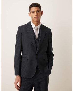 ASOS Slim Suit Jacket - Blue