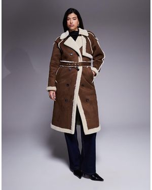 Aria Cove Cappotto Taglio Lungo - Blu