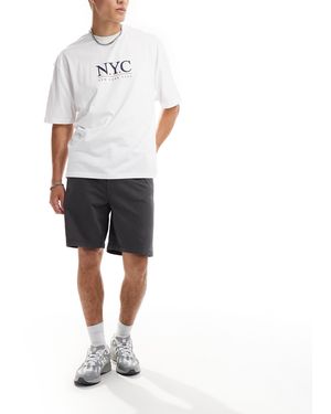 SELECTED – carpenter-shorts - Weiß