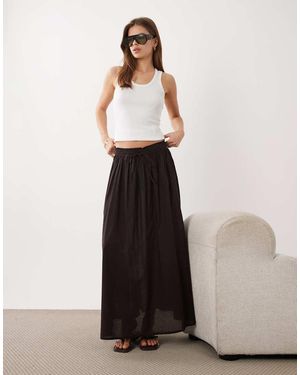 Jdy Geplooide Maxi Rok - Wit