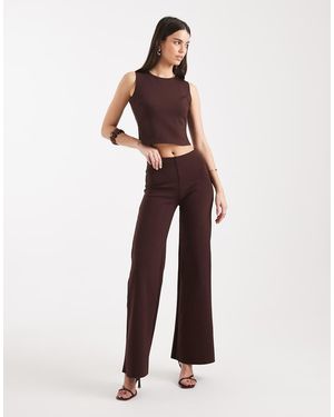 Commando Wide Leg Pant - Red