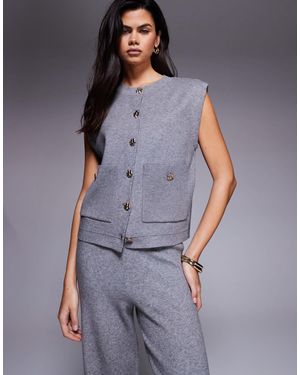 River Island – weste - Grau