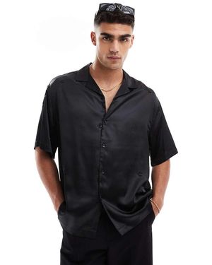 ASOS Camicia Oversize Squadrata Nera - Nero