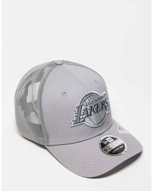 KTZ Gorra De Camionero De Los Angeles Lakers 9Seventy De - Gris