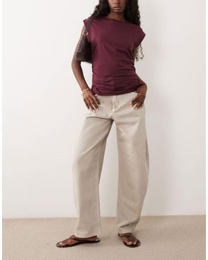 ASOS Barrel Jean - Brown