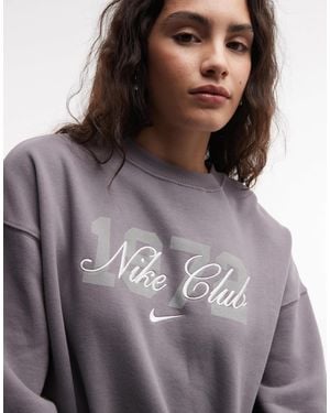 Nike Studio fleece oversized 1972 sweatshirt - Grau