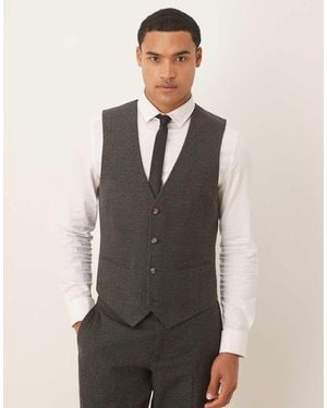 ASOS Slim Suit Waistcoat - Grey