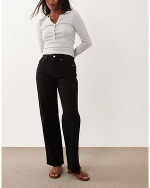 ASOS Asos Design Petite Comfort Stretch Straight Leg Jean - White
