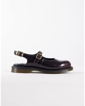 Dr. Martens Madaline Mary Jane Cut Out Shoe - Red