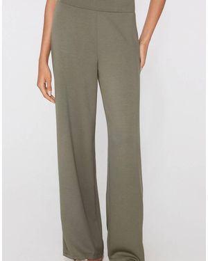 Tezenis Soft Touch Palazzo Trousers - Green